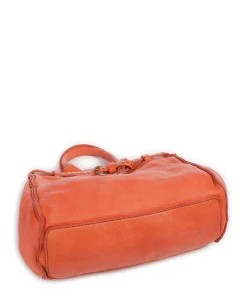 Handtasche Rindsleder orange