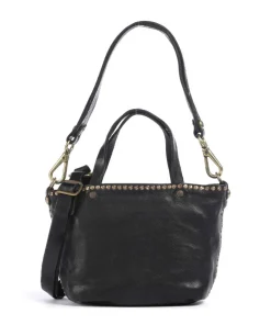 Handtasche Rindsleder schwarz