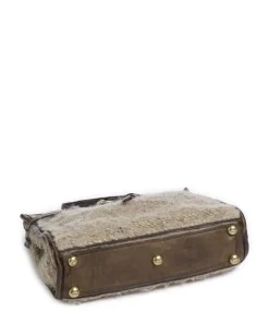 Handtasche Textil beige