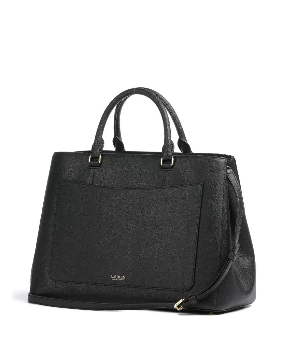 Hanna 37 Handtasche Saffiano-Rindsleder schwarz