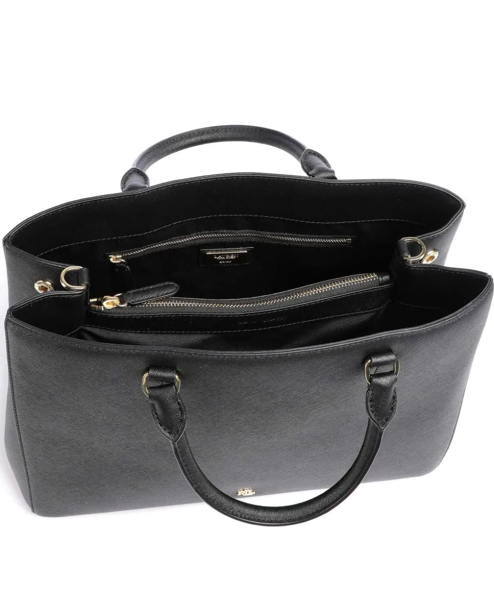 Hanna 37 Handtasche Saffiano-Rindsleder schwarz