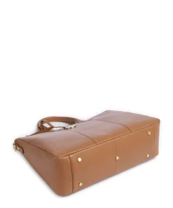 Hanna Aktentasche 14″ genarbtes Rindsleder cognac