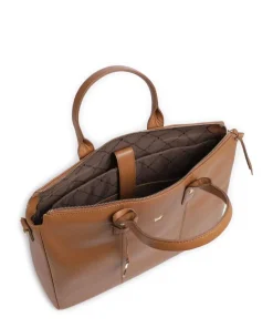 Hanna Aktentasche 14″ genarbtes Rindsleder cognac