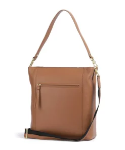 Hanna Shopper 13″ genarbtes Leder cognac
