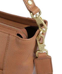 Hanna Shopper 13″ genarbtes Leder cognac