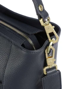 Hanna Shopper 13″ genarbtes Leder navy