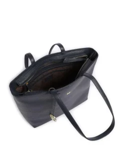 Hanna Shopper genarbtes Leder navy