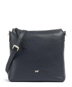 Hanna Umhängetasche genarbtes Rindsleder navy