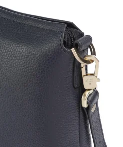 Hanna Umhängetasche genarbtes Rindsleder navy