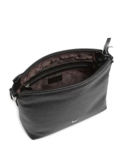 Hanna Umhängetasche genarbtes Rindsleder schwarz