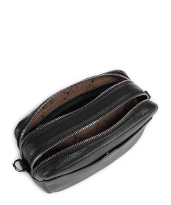 Hanna Umhängetasche genarbtes Rindsleder schwarz