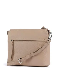 Hanna Umhängetasche genarbtes Rindsleder beige