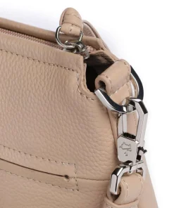 Hanna Umhängetasche genarbtes Rindsleder beige