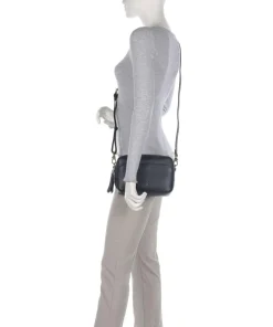 Hanna Umhängetasche genarbtes Rindsleder navy