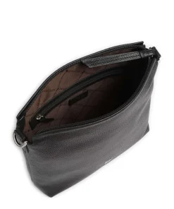 Hanna Umhängetasche genarbtes Rindsleder schwarz