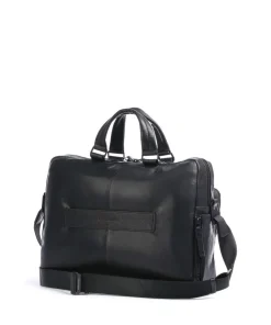 Harper Aktentasche 16″ fein genarbtes Leder schwarz