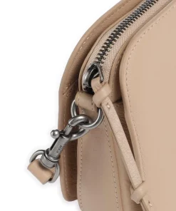 Harris Luka Umhängetasche genarbtes Leder beige