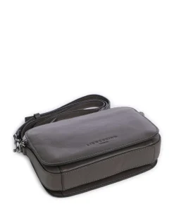 Harris Luka Umhängetasche genarbtes Leder taupe