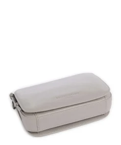 Harris Luka Umhängetasche genarbtes Leder grau