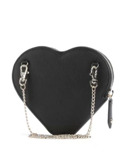 Heart Saffiano Biogreen Umhängetasche Lederimitat schwarz