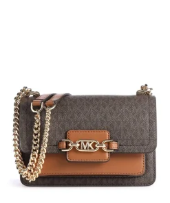 Heather Schultertasche Canvas dunkelbraun