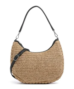 Helia Schultertasche Bast natur