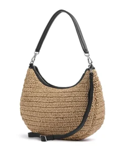 Helia Schultertasche Bast natur