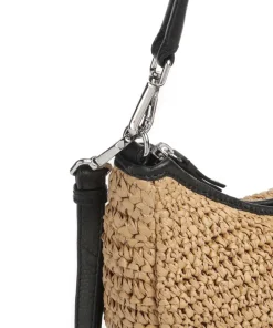 Helia Schultertasche Bast natur
