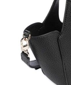 Helina Mini Handtasche Lederimitat schwarz