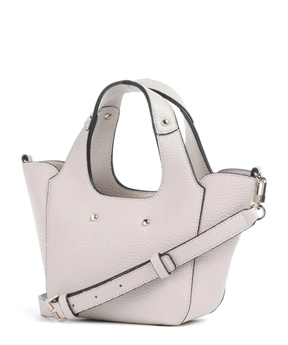 Helina Mini Handtasche Lederimitat creme