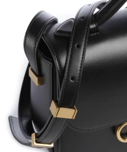 Hera Handtasche Lederimitat schwarz