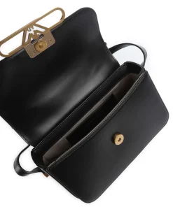 Hera Handtasche Lederimitat schwarz