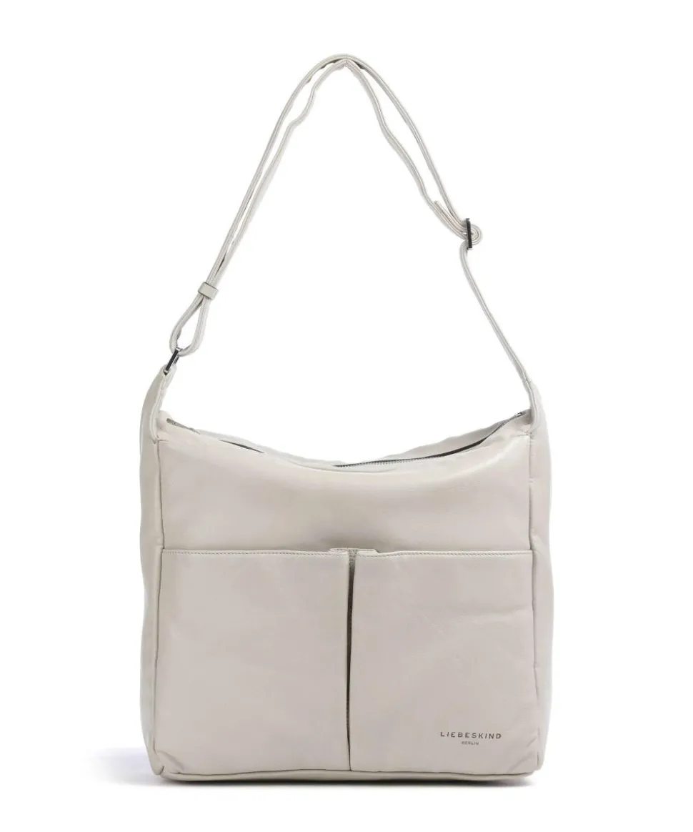 Hera Sheep Natuarl M Beuteltasche Schafsleder elfenbein