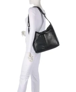 Hera Sheep Natuarl M Beuteltasche Schafsleder schwarz