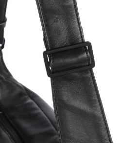 Hera Sheep Natuarl M Beuteltasche Schafsleder schwarz