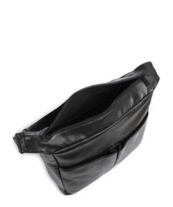 Hera Sheep Natuarl M Beuteltasche Schafsleder schwarz