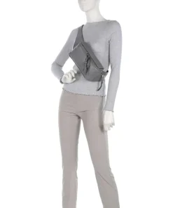 Hera Sheep Natural S Gürteltasche Schafsleder grau