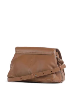 Hera Sheep Natural S Umhängetasche Schafsleder braun