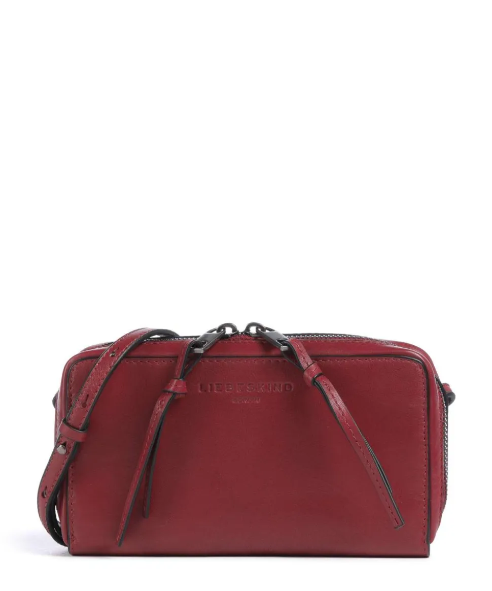 Hera Sheep Natural XS Umhängetasche fein genarbtes Leder rot