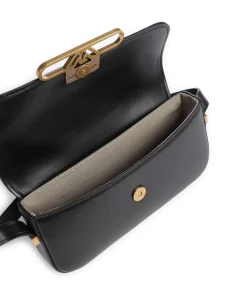 Hera Umhängetasche glattes Rindsleder schwarz