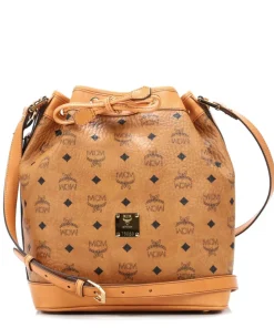 Heritage Line Beuteltasche Lederimitat cognac