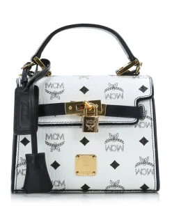 Heritage Line Schultertasche Lederimitat weiß