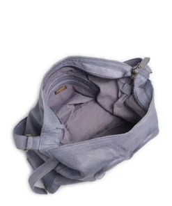 Herzweg 2 Beuteltasche genarbtes Leder lavendel