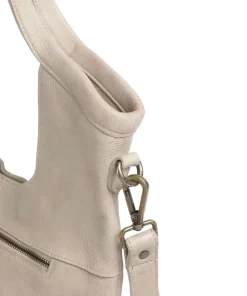 Herzweg 6 Shopper genarbtes Leder beige