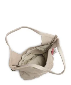 Herzweg 6 Shopper genarbtes Leder beige