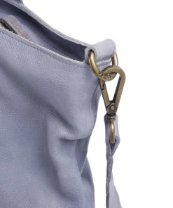 Herzweg 1 Shopper genarbtes Leder lavendel