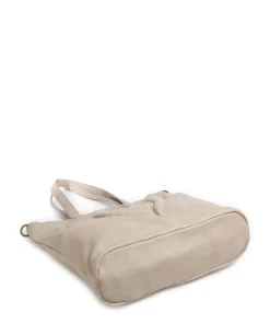 Herzweg 1 Shopper genarbtes Leder beige