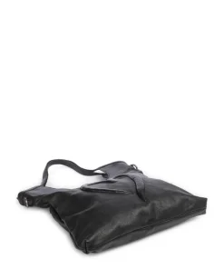 Herzweg 6 Shopper genarbtes Leder schwarz