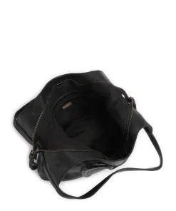 Herzweg 6 Shopper genarbtes Leder schwarz