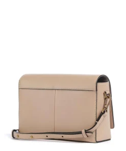 Hilla M Umhängetasche fein genarbtes Leder beige